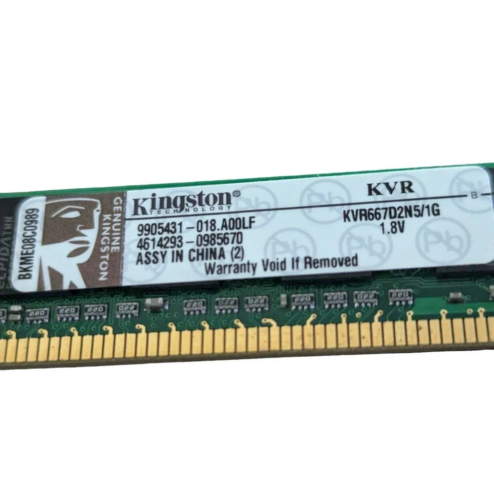 Kingston 1GB KVR66702N5/1G PC2-5300 Non ECC Desktop Memory RAM Computer Laptop